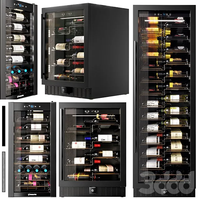 Wine Enthusiast vino view fridge set